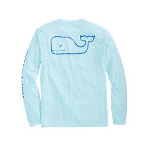 Vineyard Vines Whale Long Sleeve Pocket Tee